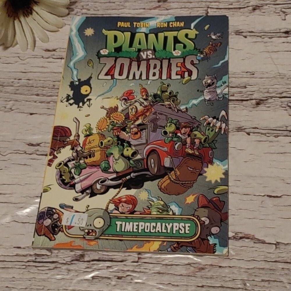 Timepocalypse Comic Book Plants Vs Zombies Kids Book